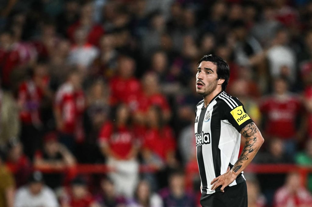 Italian midfielder Sandro Tonali returned to the Newcastle United team for their EFL Cup clash away at Nottingham Forest. Photo: AFP