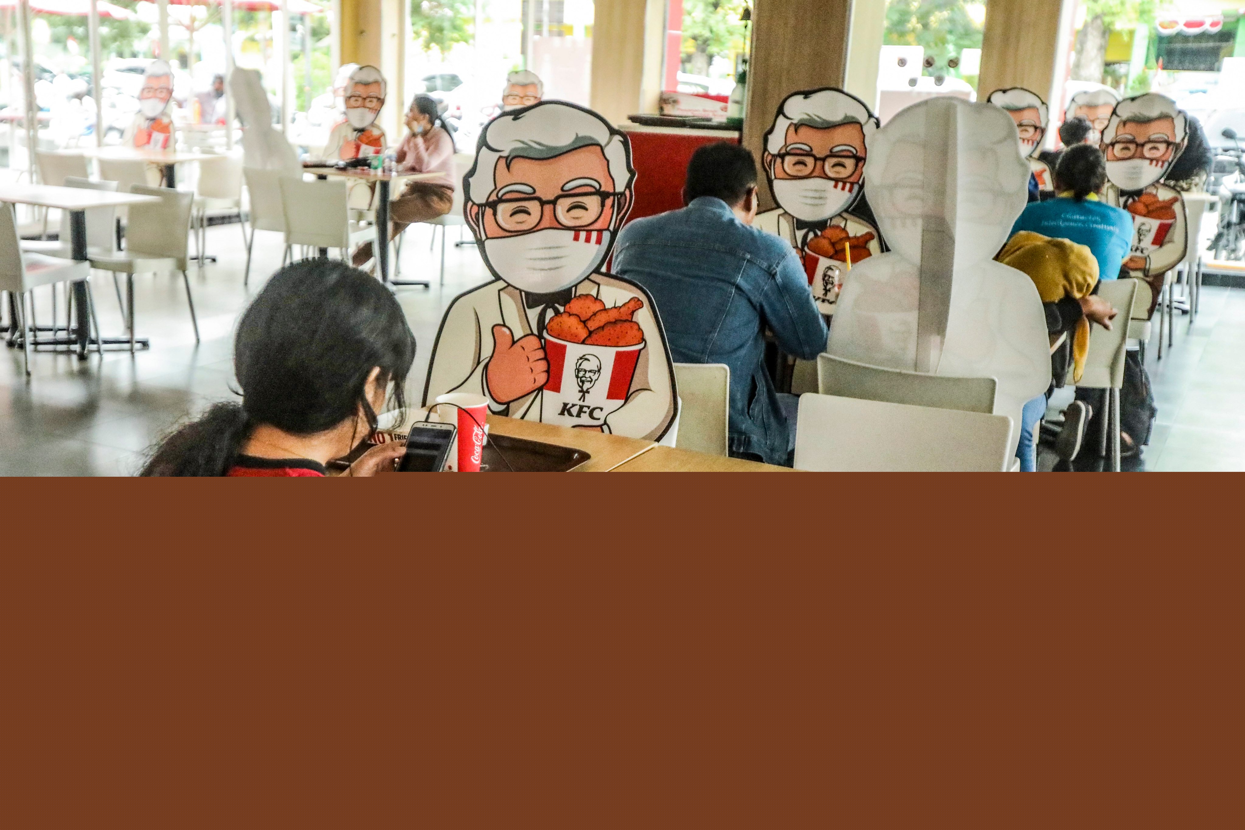 A KFC restaurant in Medan. KFC Indonesia is owned by Fast Food Indonesia. Photo: EPA-EFE